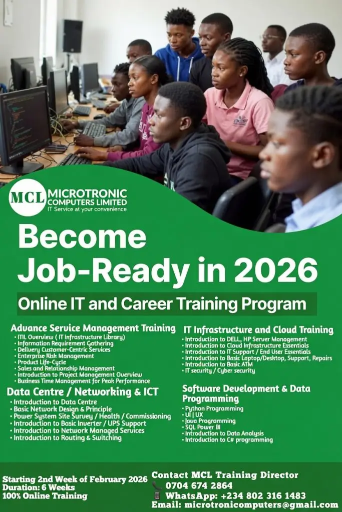 mcl online academy flyer